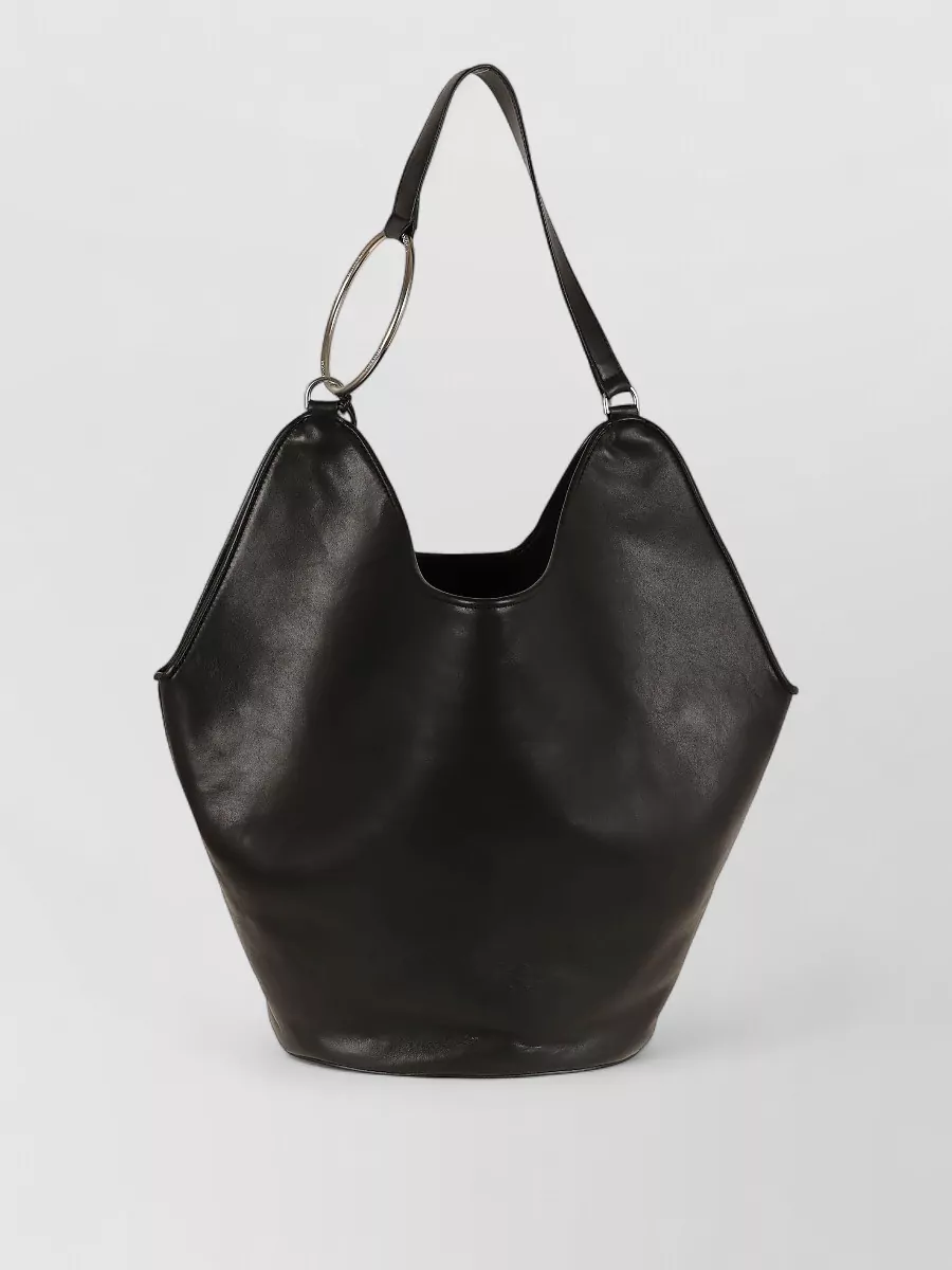 Dondup leather hobo shoulder bag