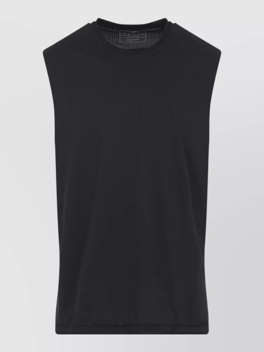 Y3 Run Tank Top Sleeveless Crew Neckline
