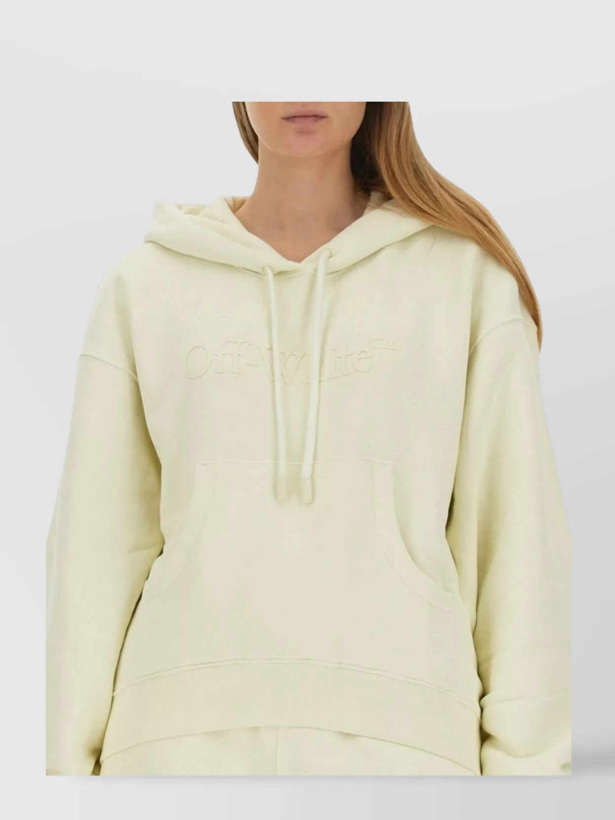 Off-white Logo Hooded Sweatshirt Front Pocket