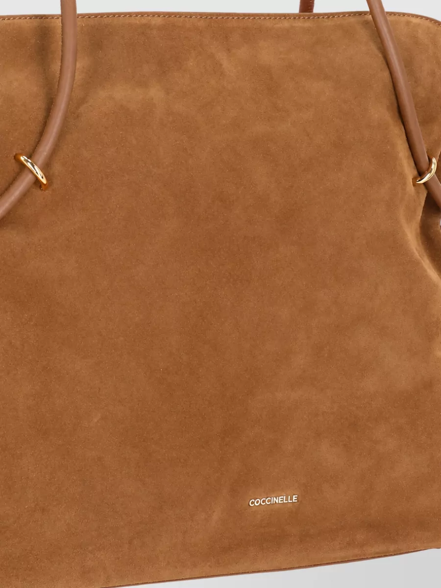Coccinelle suede shoulder bag