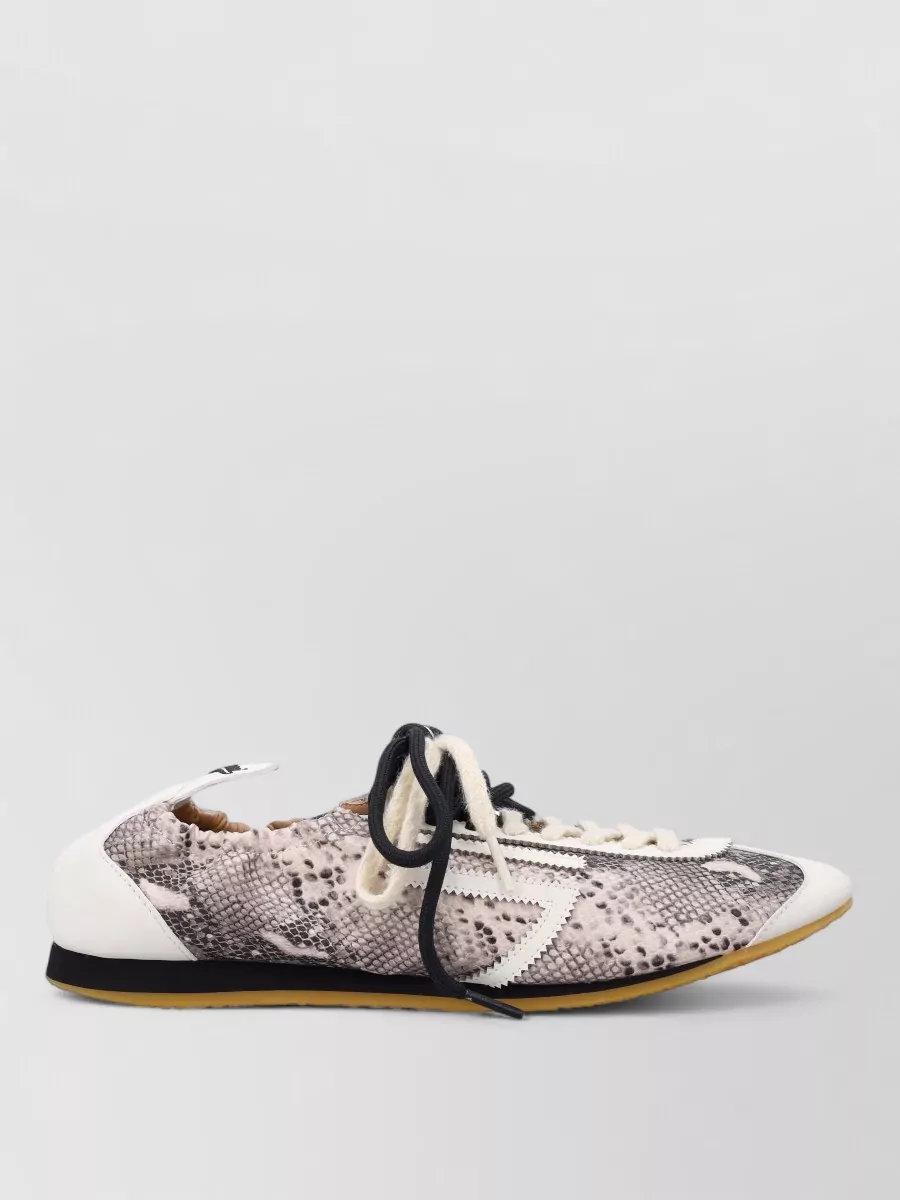 Puraai Vegan Leather Low-Top Sneakers