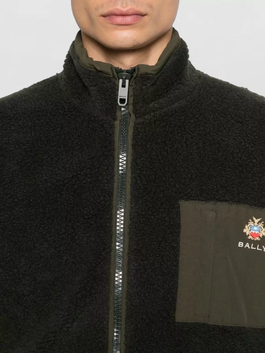 Bally Fleece High-Neck Lightweight Jacket
