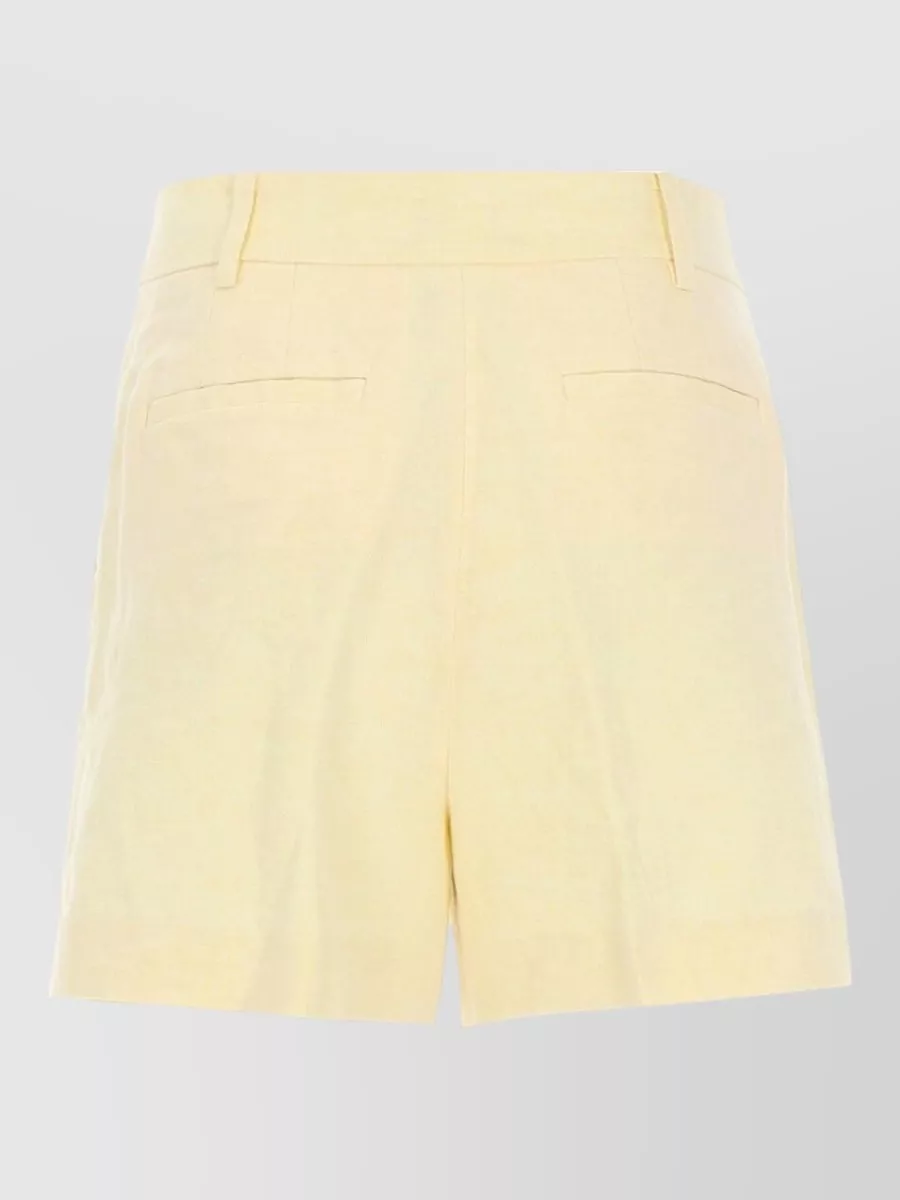 Michael Kors Cropped Linen Shorts