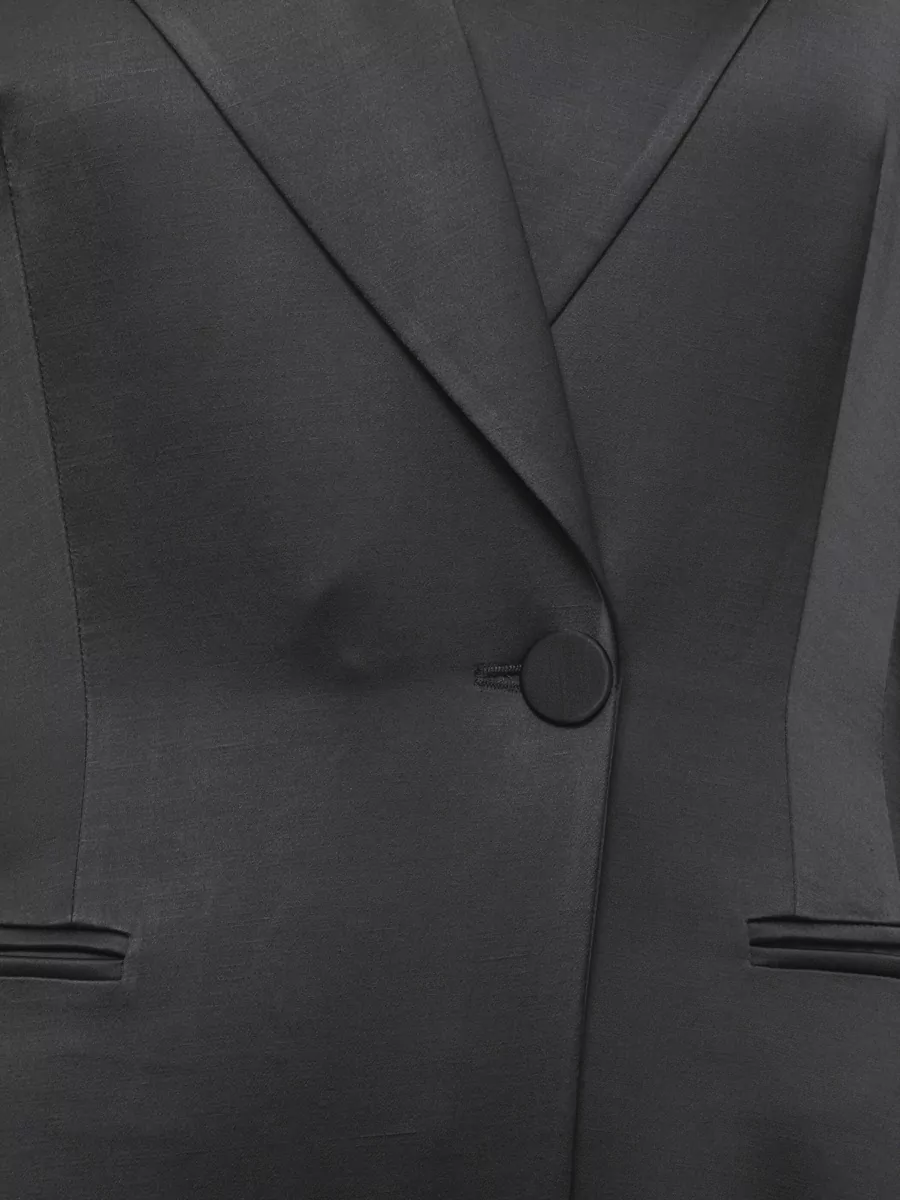 The Andamane Satin Blazer