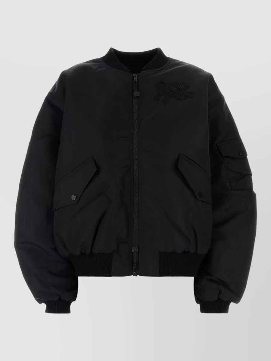 Cecilie Bahnsen nylon oversized bomber jacket