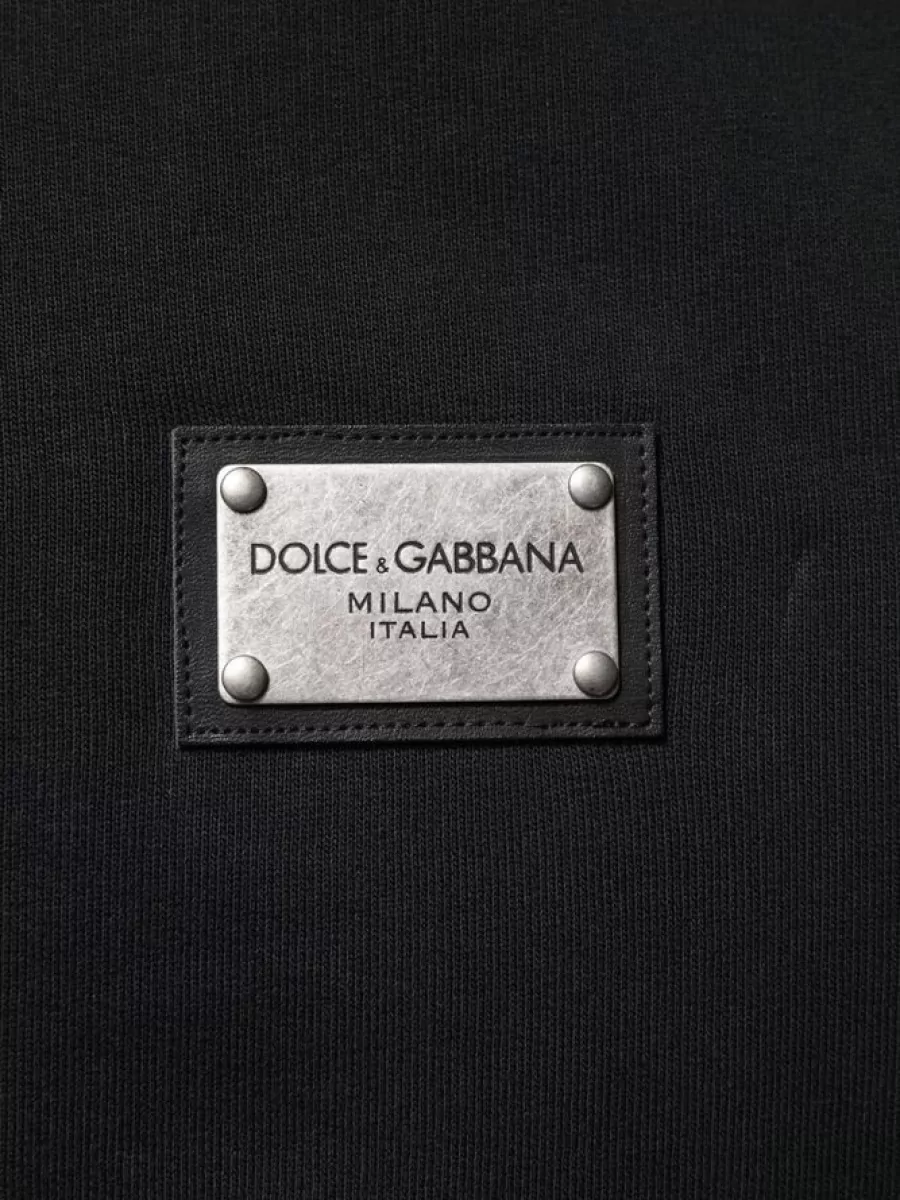 Dolce&Gabbana Cotton Hooded Zip Sweatshirt