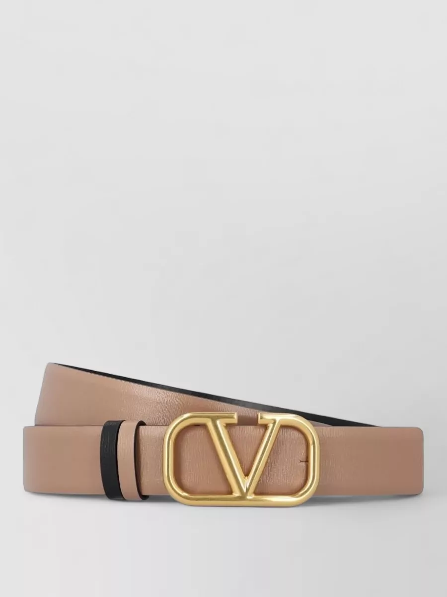 Valentino Garavani Leather Reversible Belt