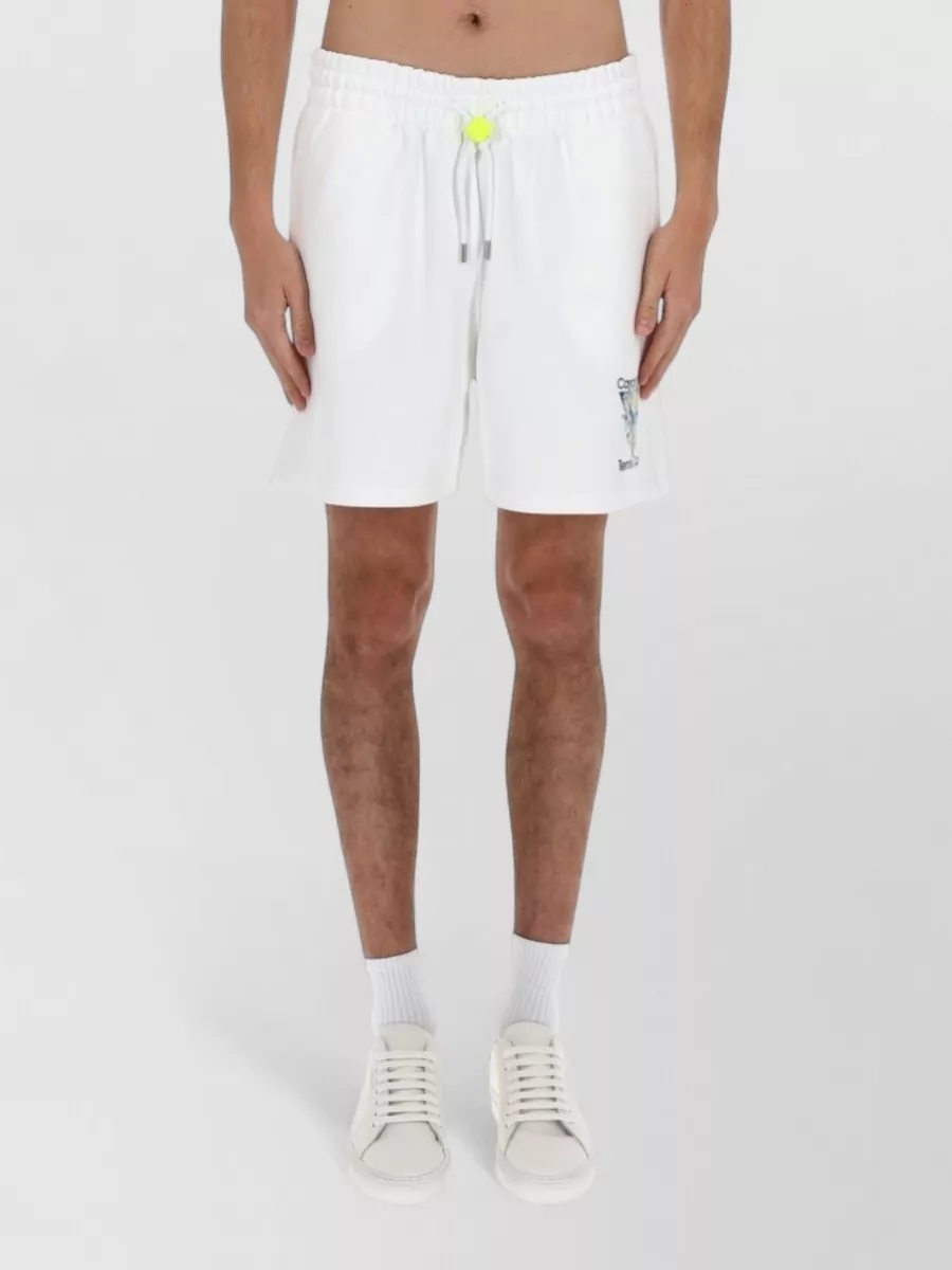 Casablanca Cotton Logo-Print Deck Shorts
