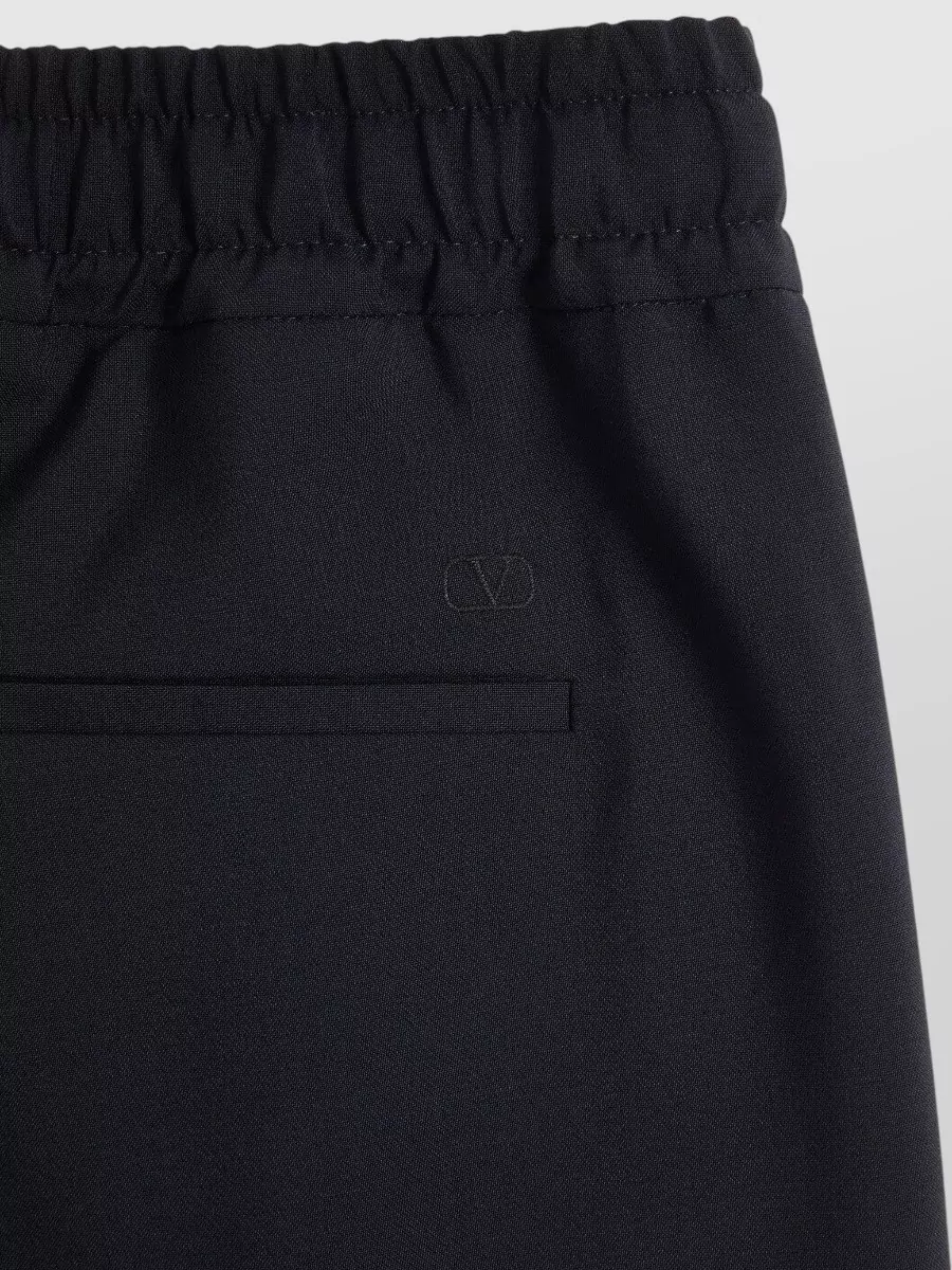 Valentino Garavani Wool Mohair Straight-Leg Trousers