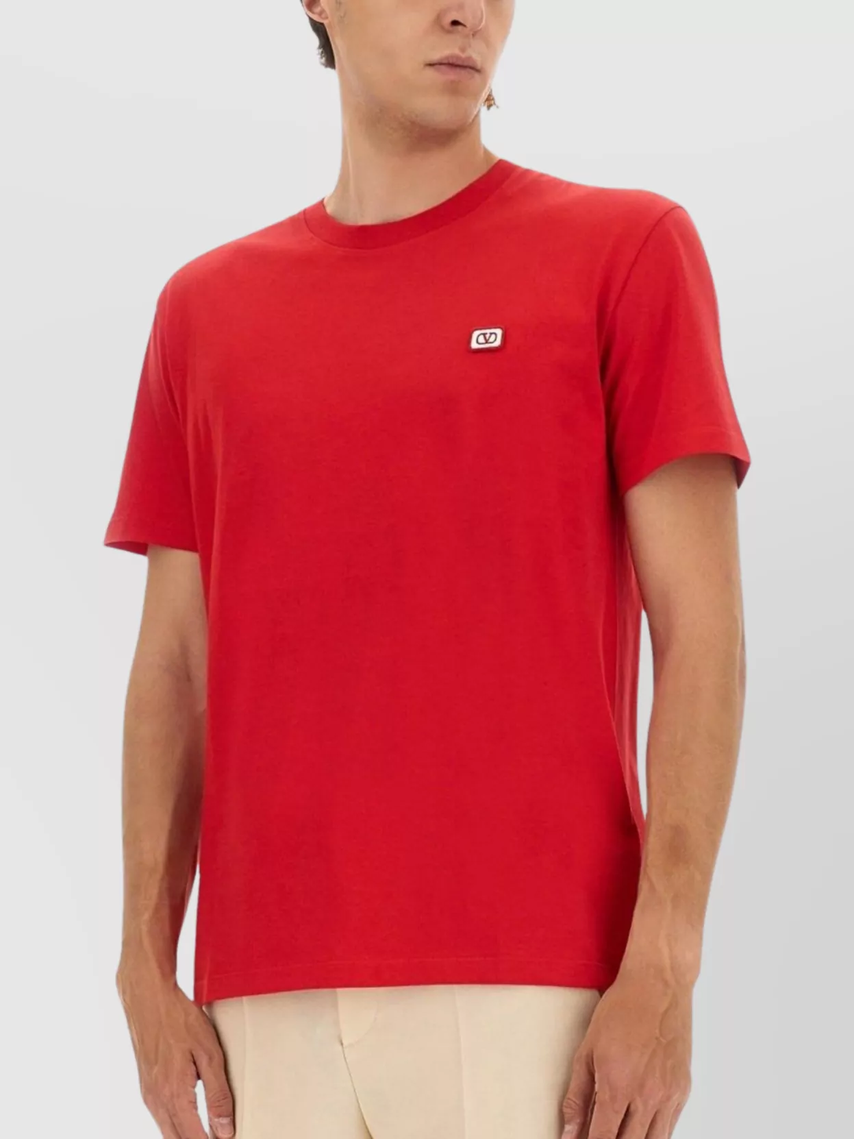 Valentino Crew Neck T-Shirt Vlogo