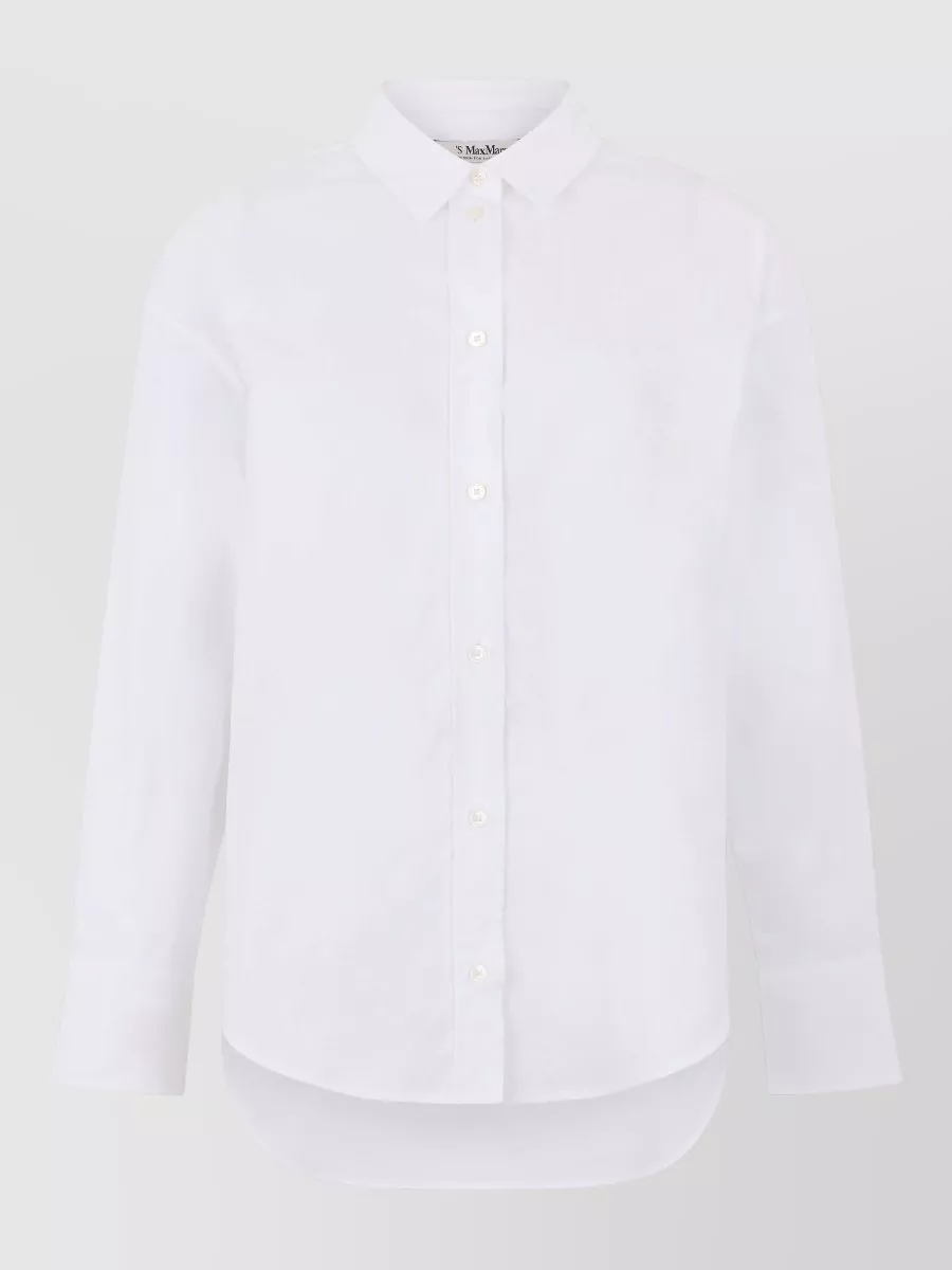 S Max Mara cotton long-sleeve shirt