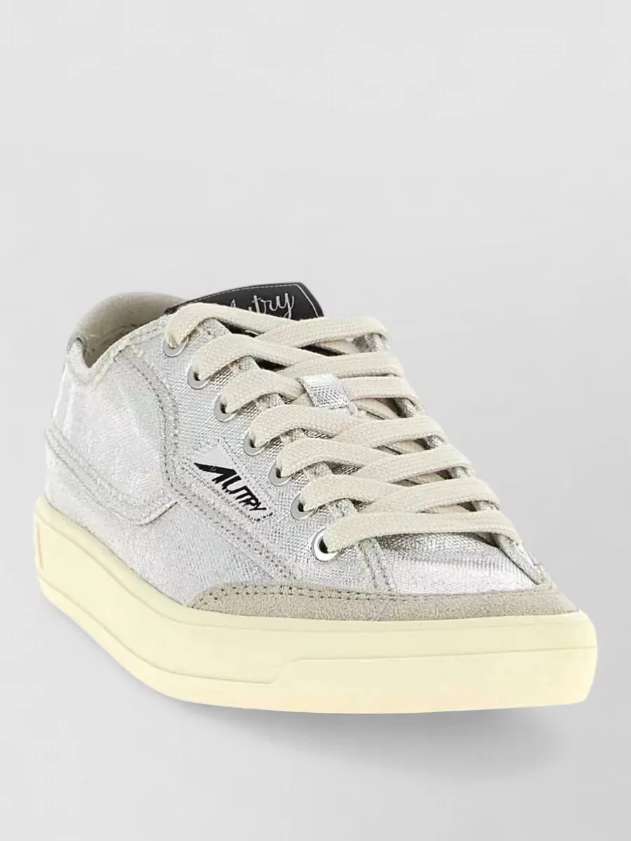 Autry canvas suede low-top sneakers