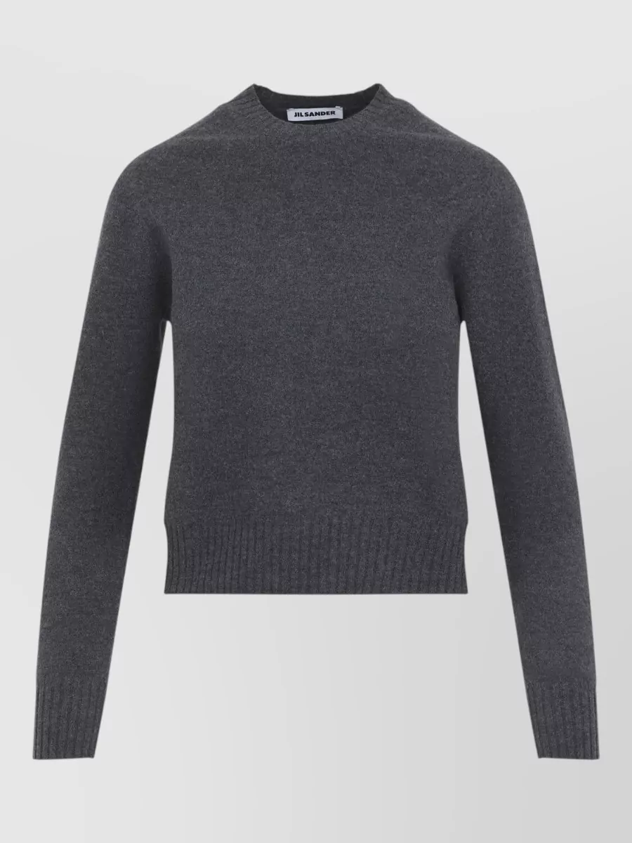 Jil Sander cashmere fine-knit regular-fit crewneck sweater