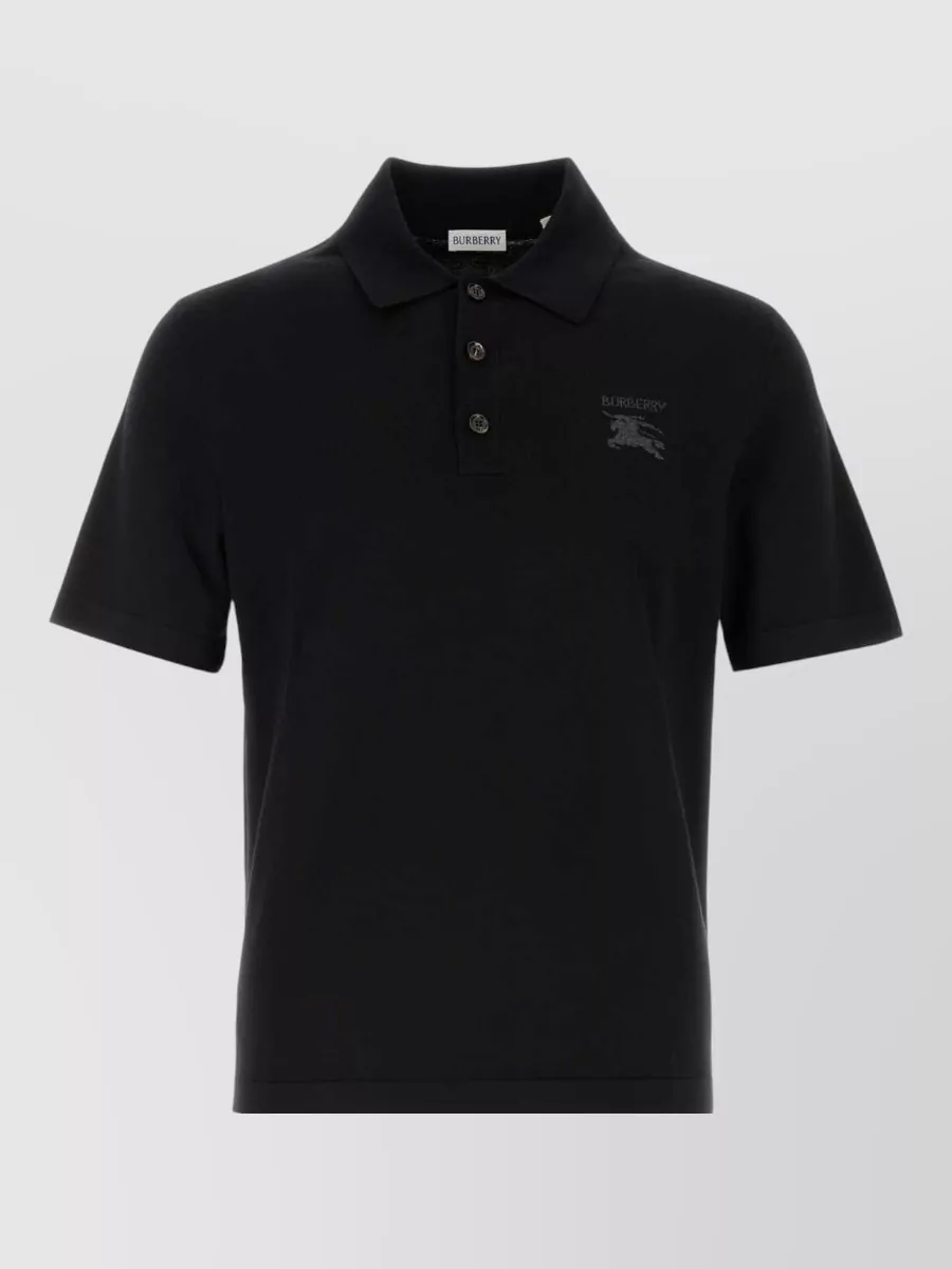 Burberry wool polo shirt
