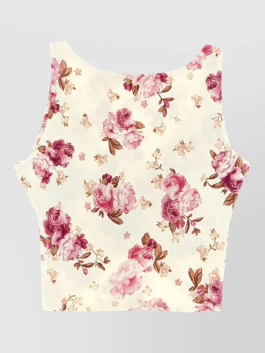 Magda Butrym Floral-Print Bikini Top