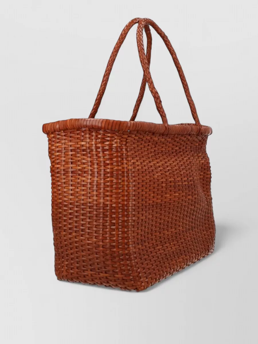 Dragon Diffusion Na Large Leather Beach Bag