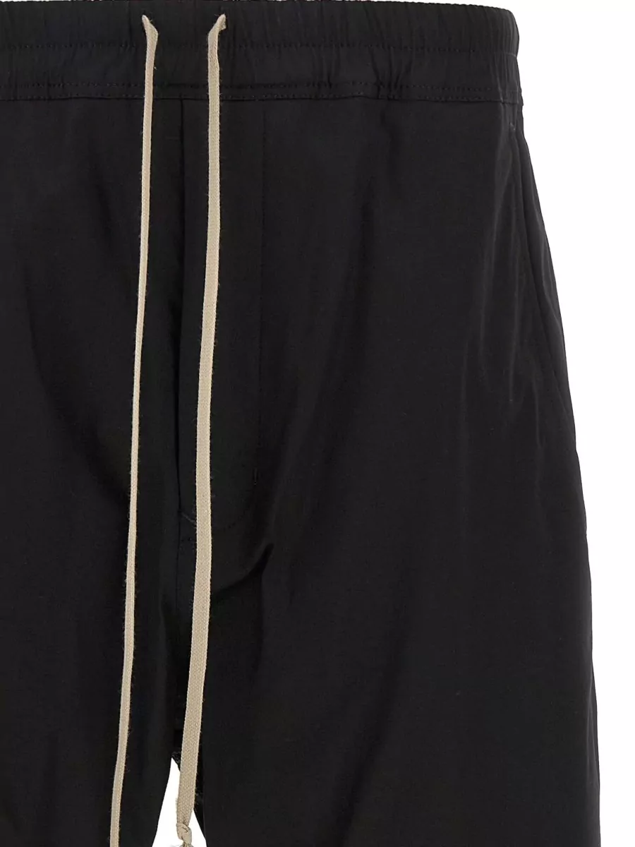 Rick Owens Cotton Tecuatl Track Track Pants