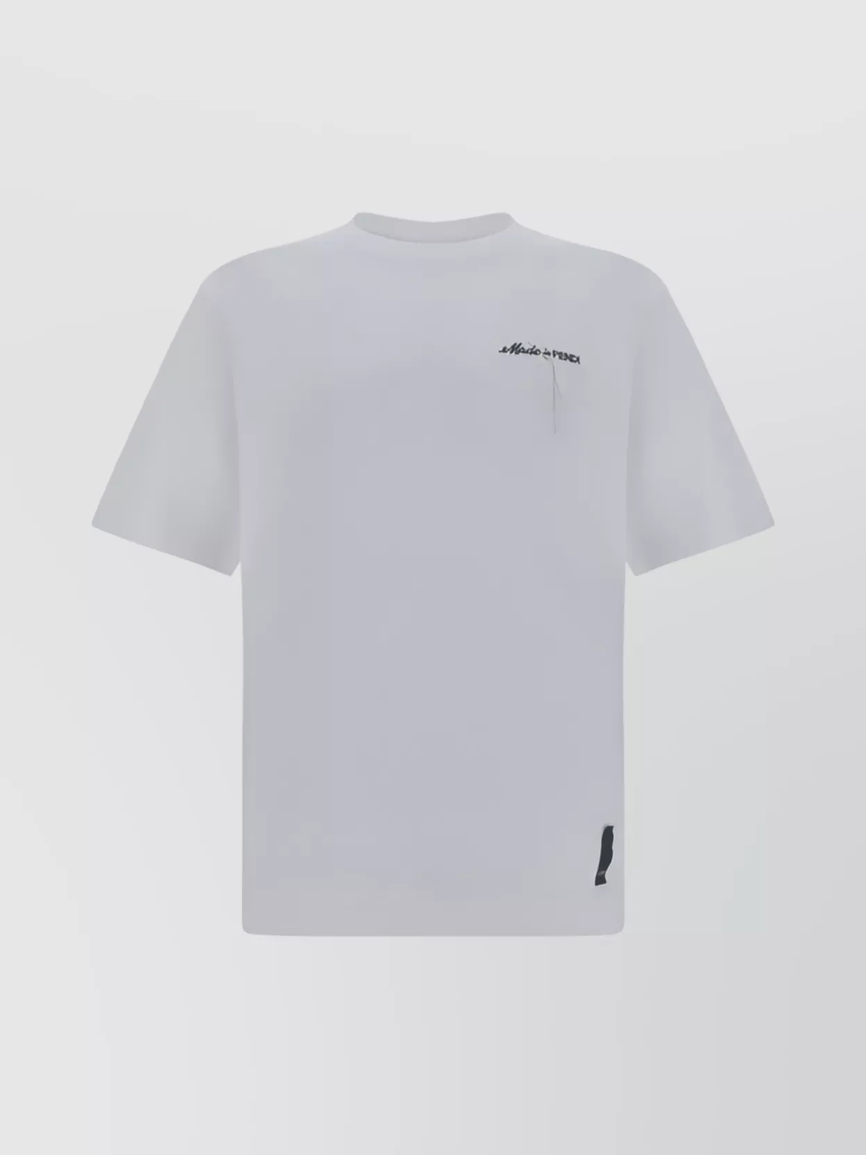 Shop Fendi Cotton Crew Neck T-shirt Monogram
