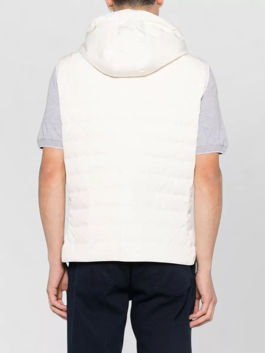 Brunello Cucinelli Down Hooded Quilted Gilet