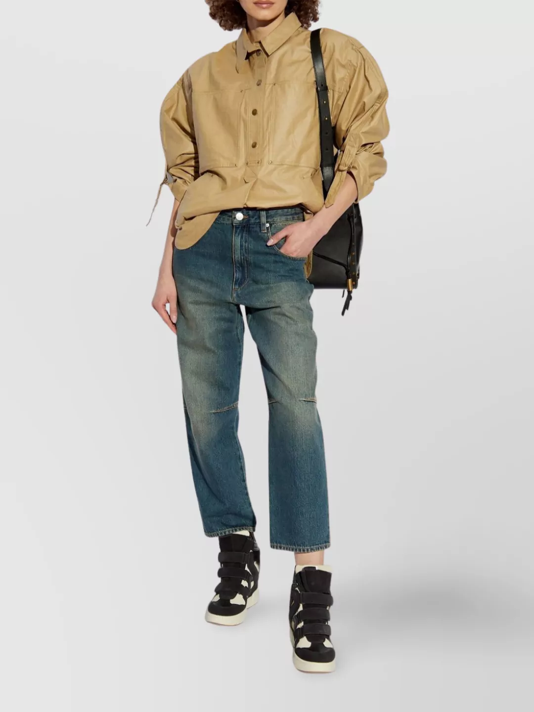 Isabel Marant Belt Loops Five-Pocket Design Faded