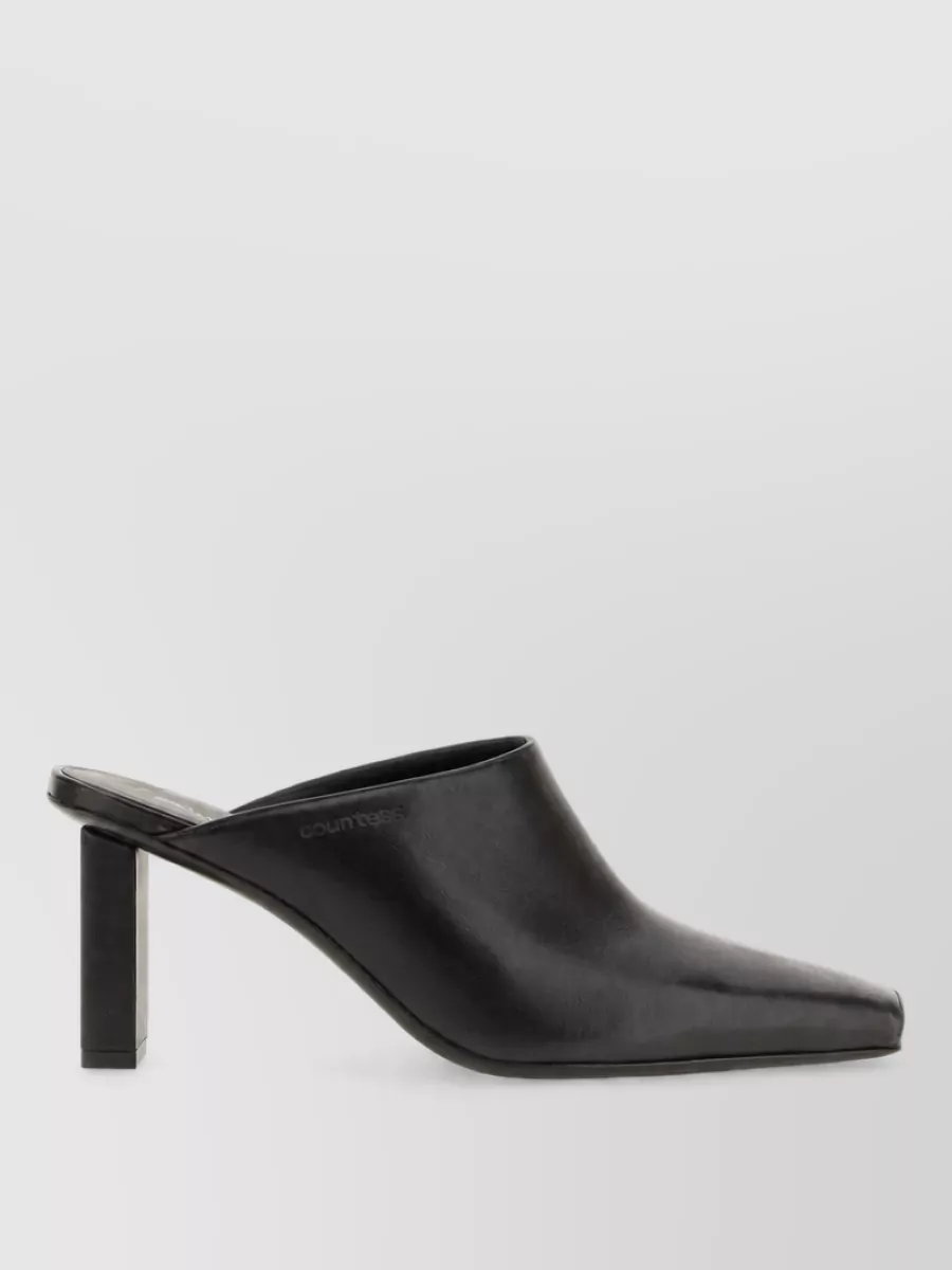 Courrèges Leather Mules