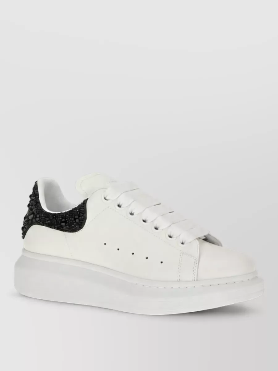 Alexander McQueen calf leather chunky low-top sneakers