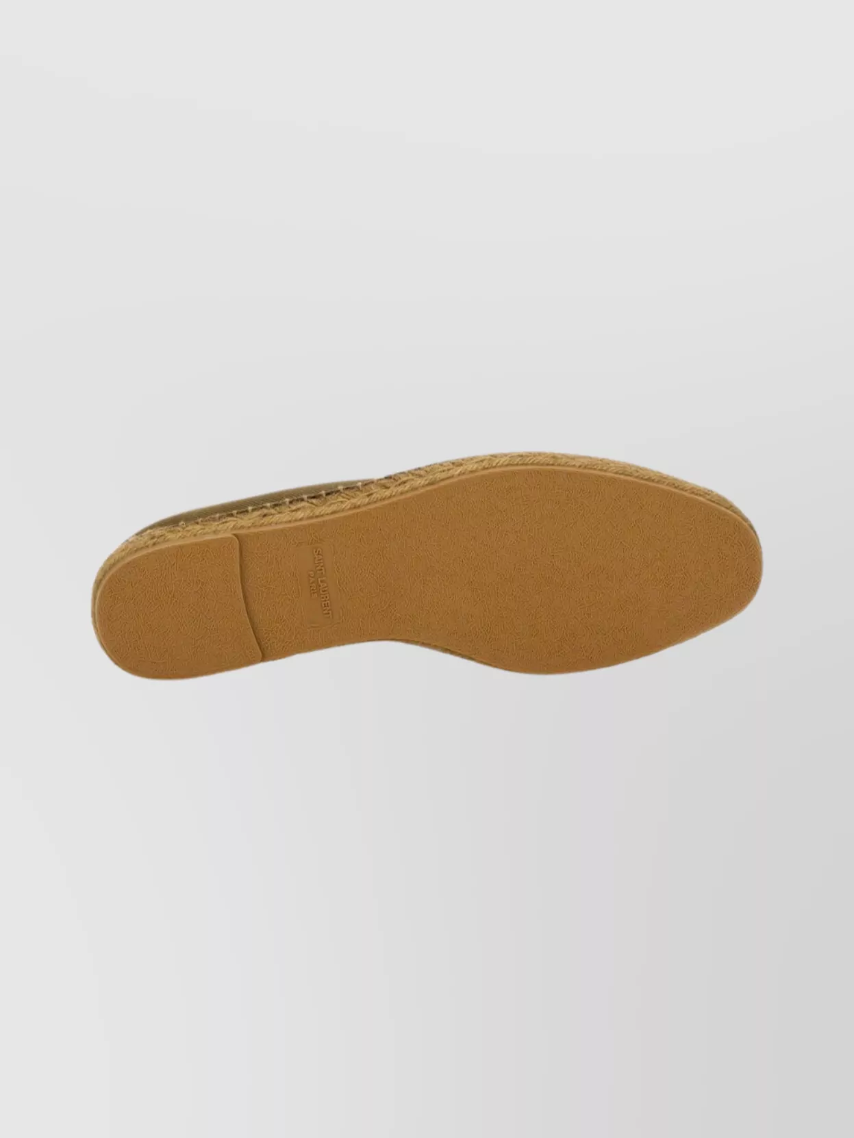 Saint Laurent Cotton Gabardine Espadrille In Green