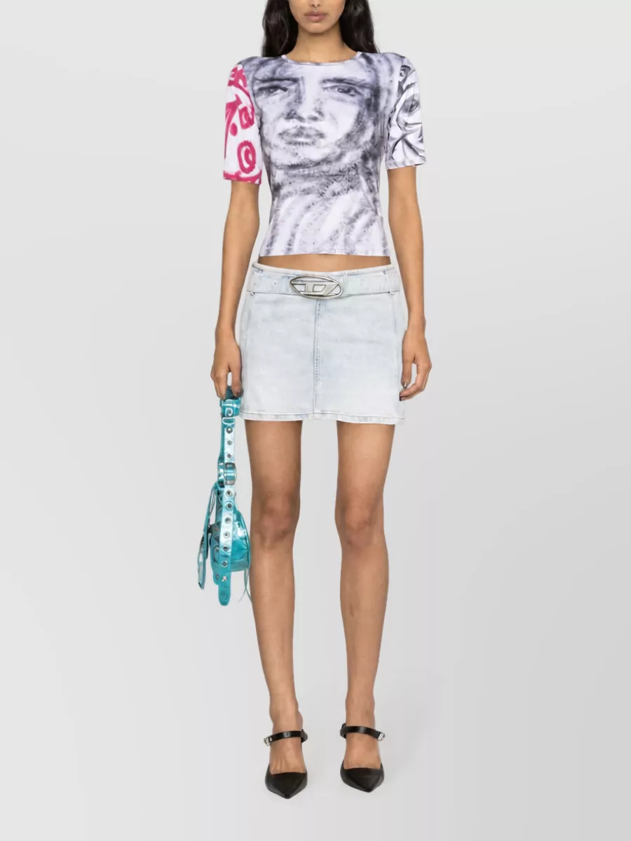 Diesel Denim Mini Skirt