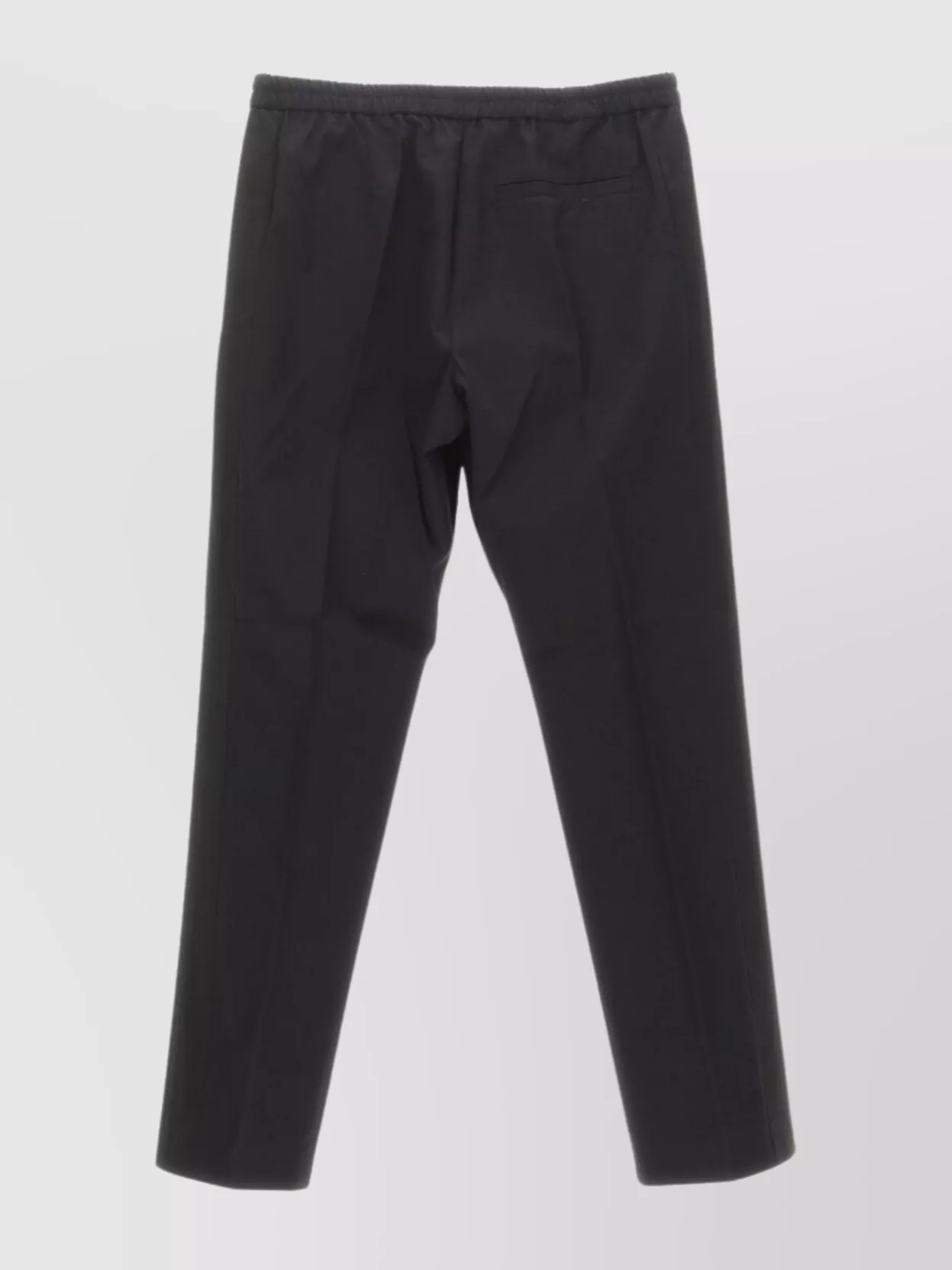 Shop Dries Van Noten Trousers With Elastic Waistband And Front Pleats