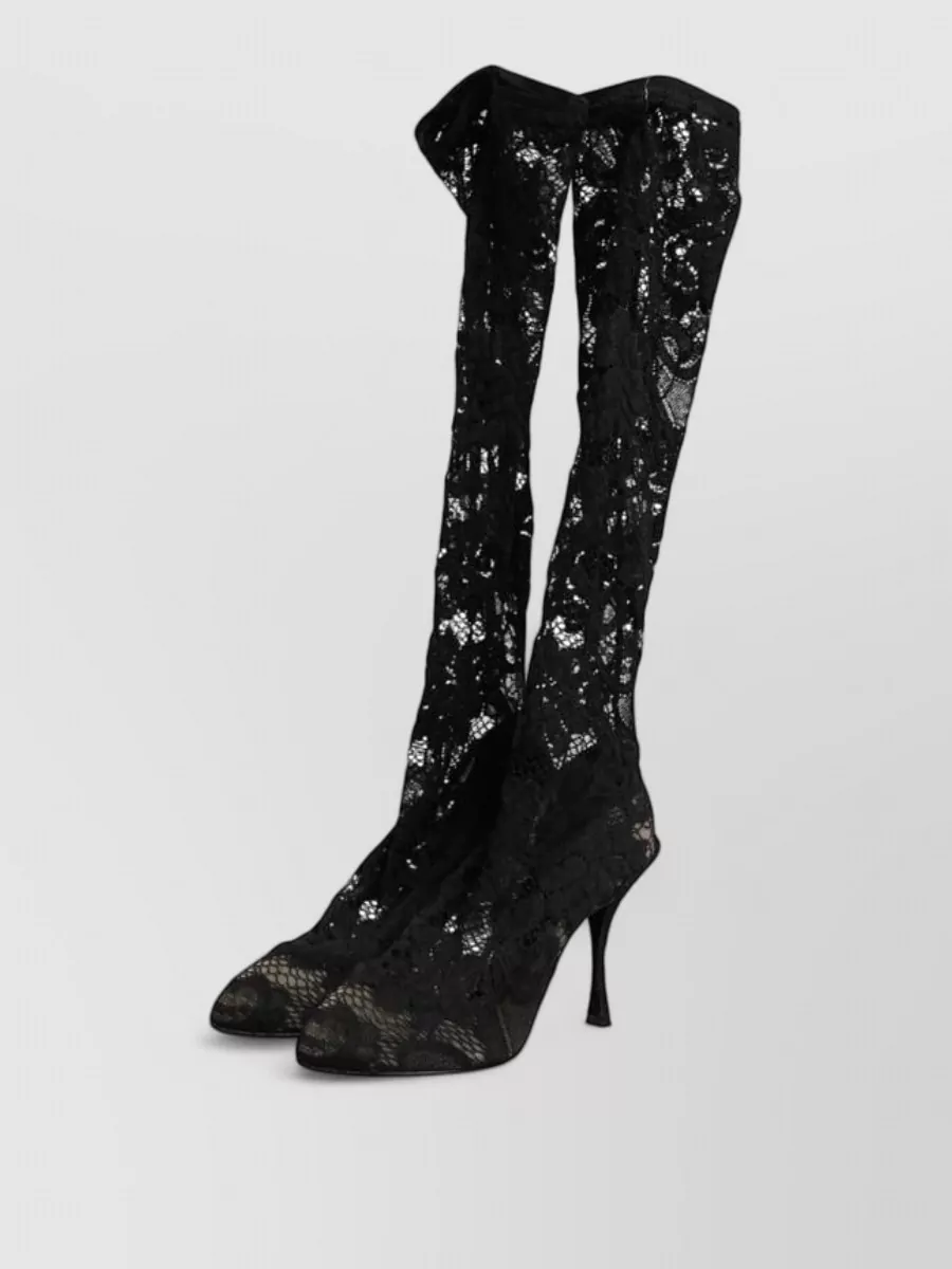 Dolce&Gabbana Lace Sock Boots