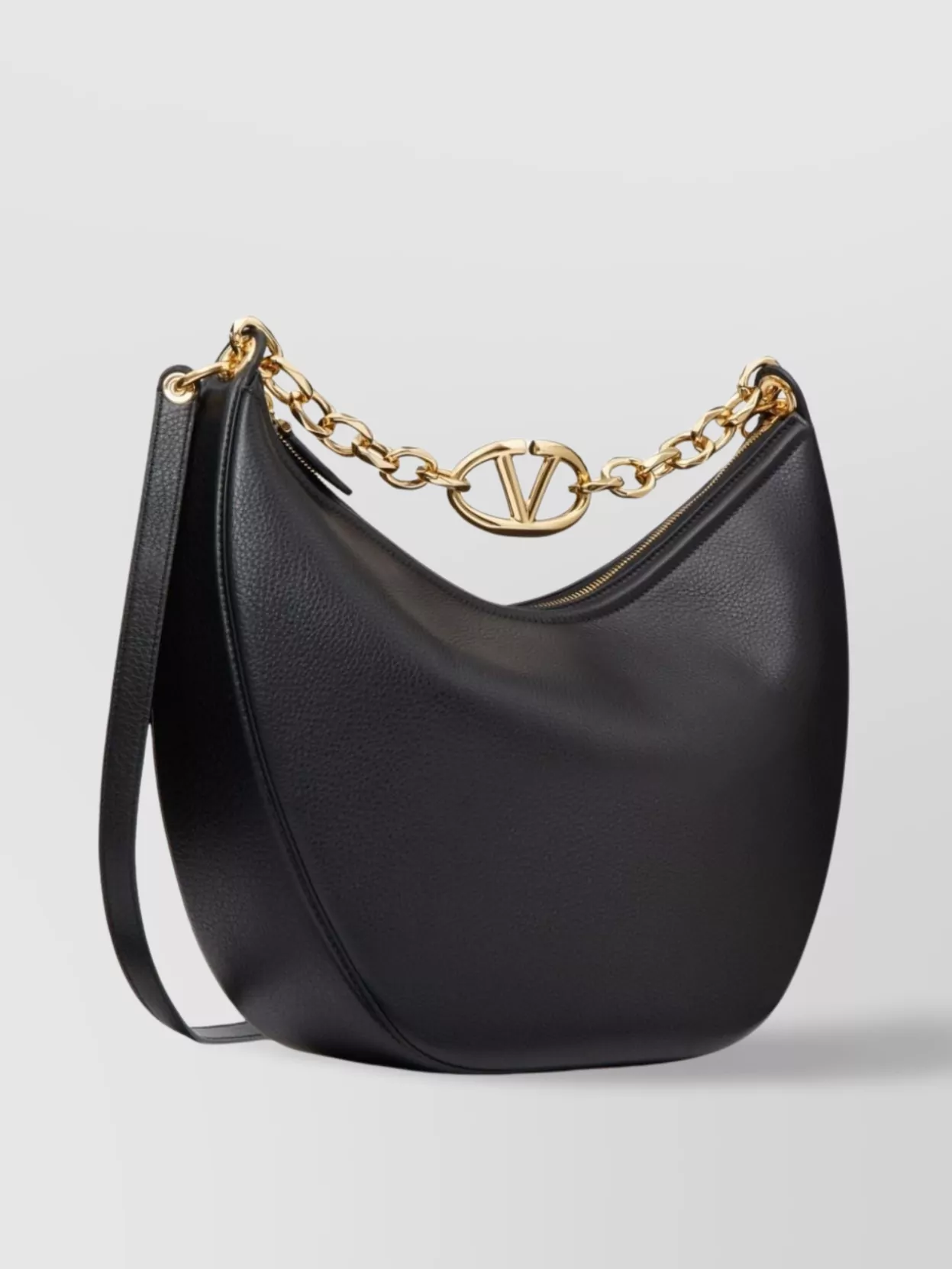 Valentino Moon Medium Hobo Bag Leather