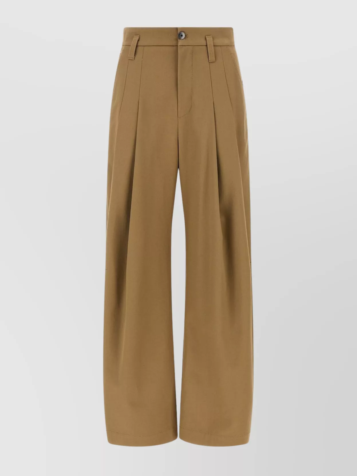 Brunello Cucinelli Trousers With Front Pleats And Wide Leg