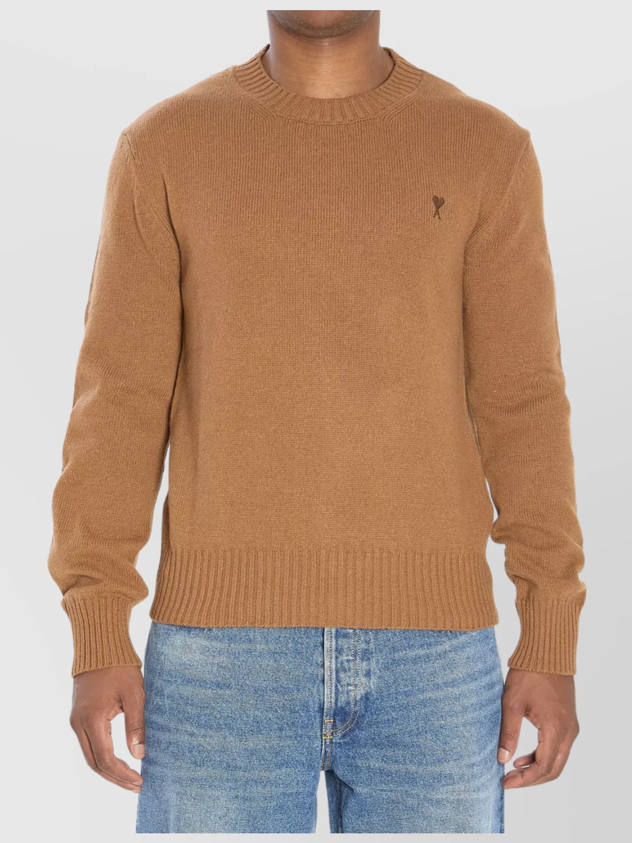 Ami Paris Heart Friend Crew Neck Sweater