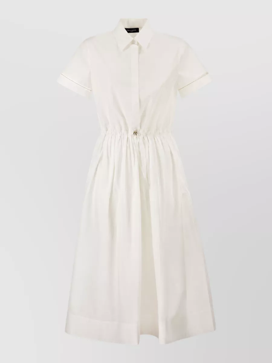 Fabiana Filippi cotton polo midi dress
