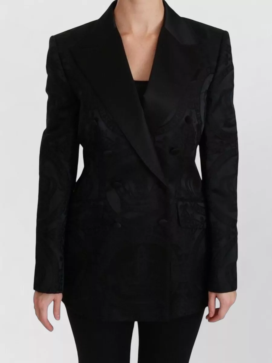Dolce&Gabbana wool silk single breasted blazer