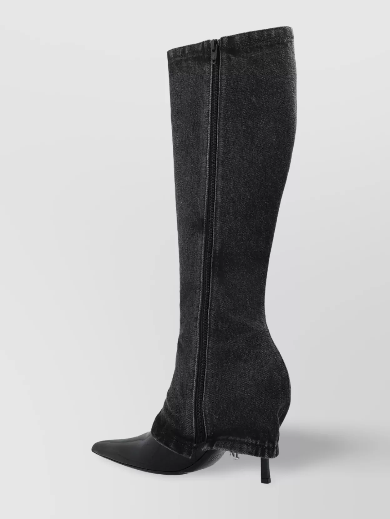 Diesel Denim Stiletto Heel Ankle Boots