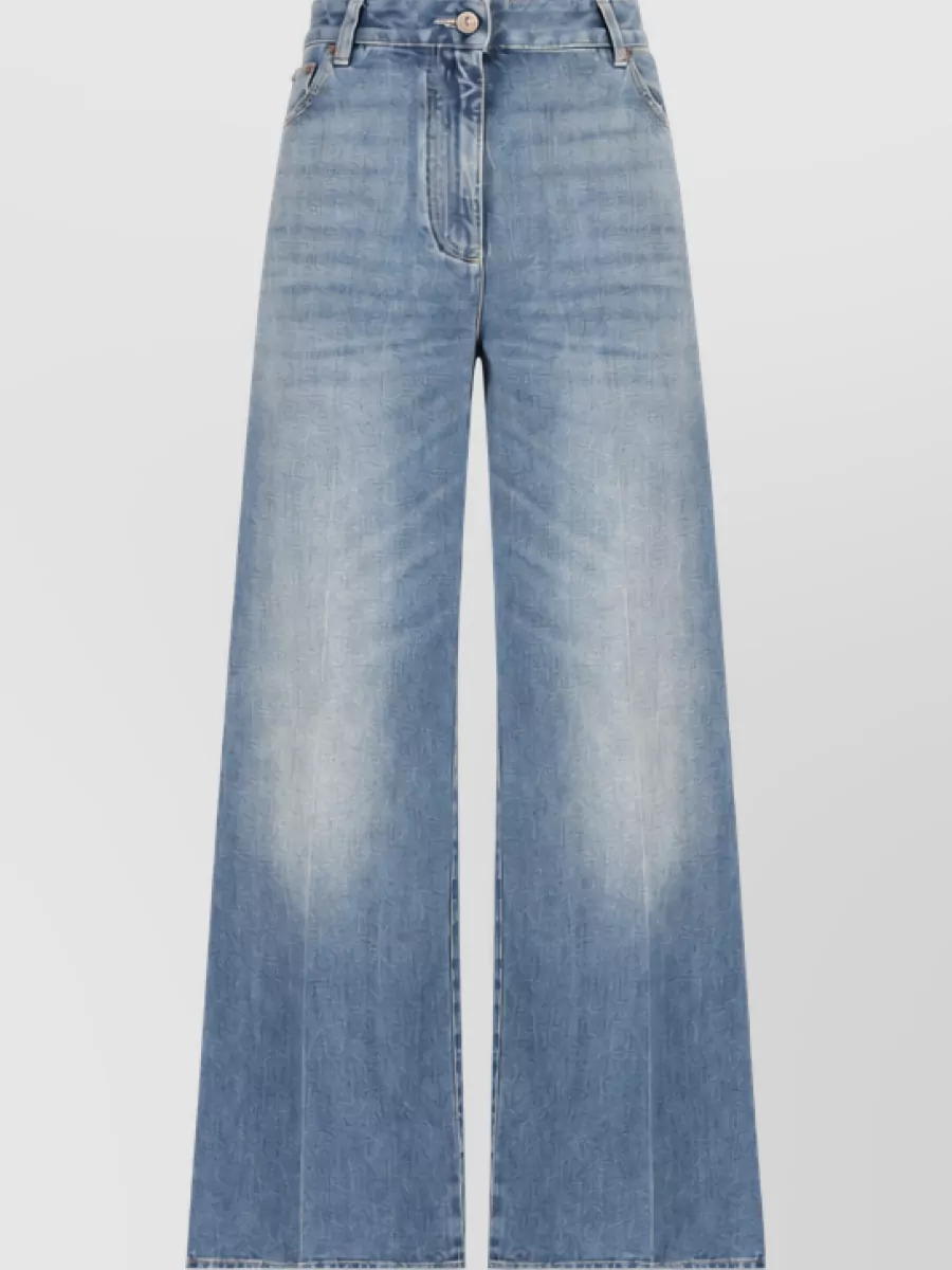 Valentino Garavani Straight-leg denim trousers