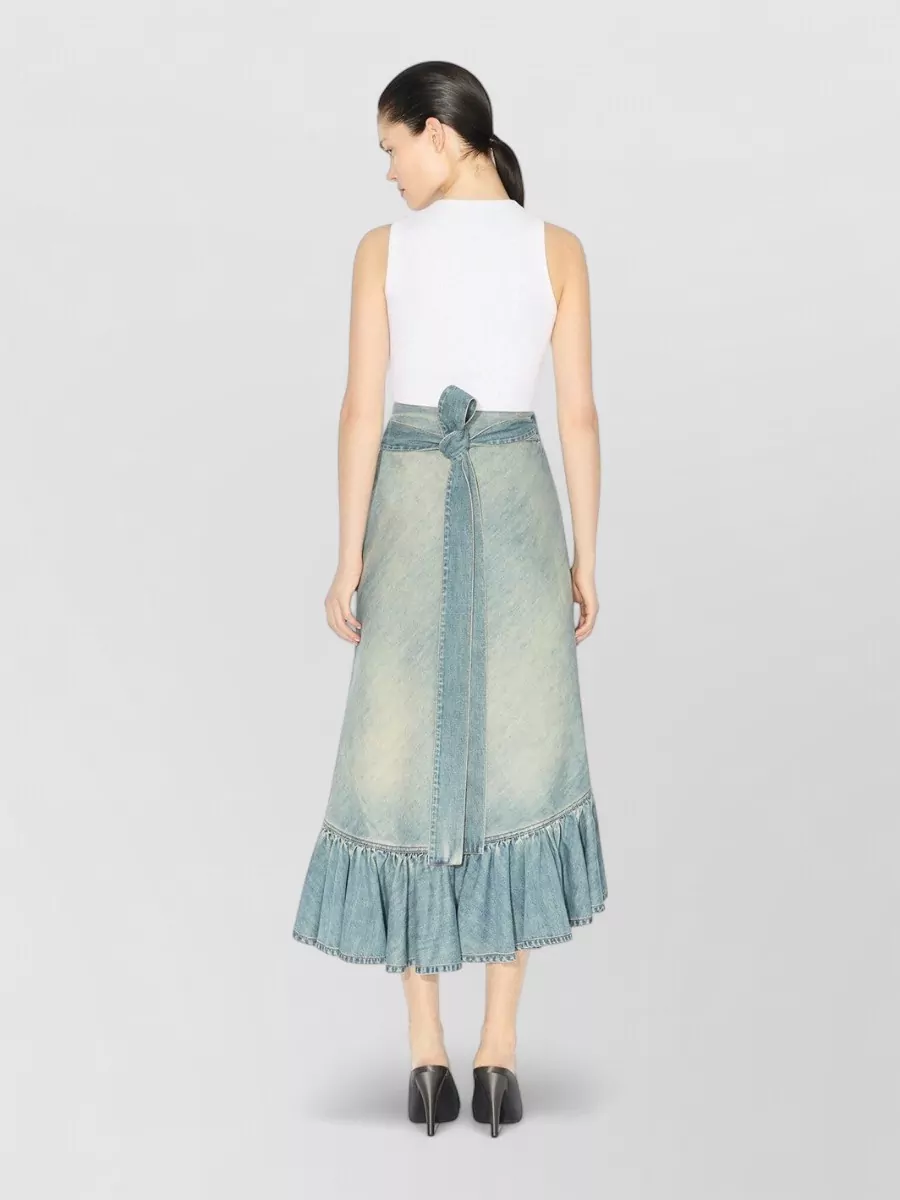 Alaïa Denim Mini Skirt