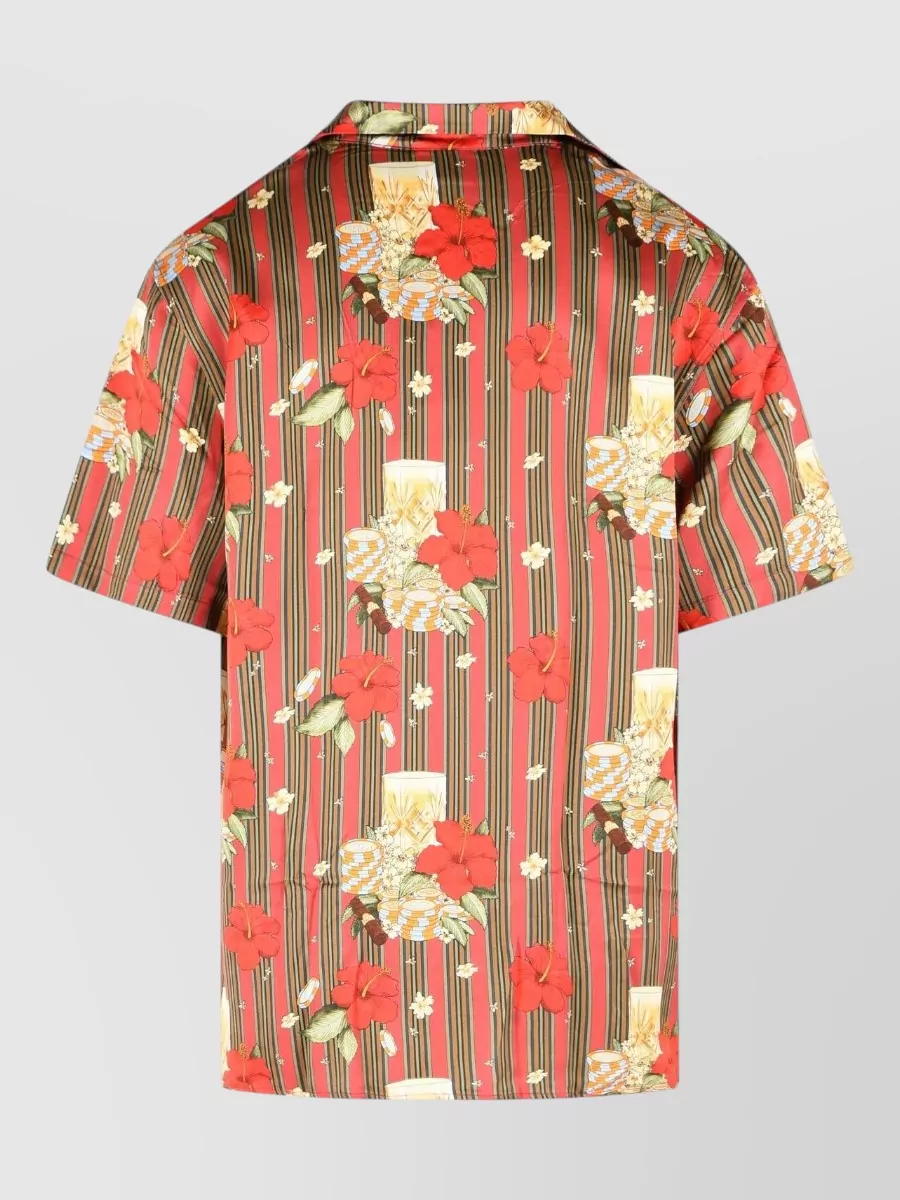 Drôle De Monsieur Printed Viscose Shirt