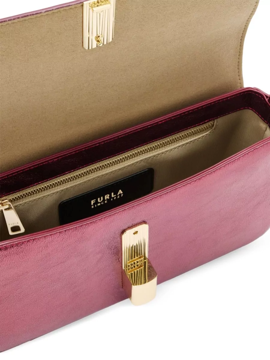 Furla Metallic Cross-Body Bag Adjustable Strap
