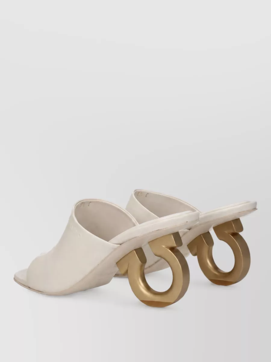 Ferragamo Leather Mules