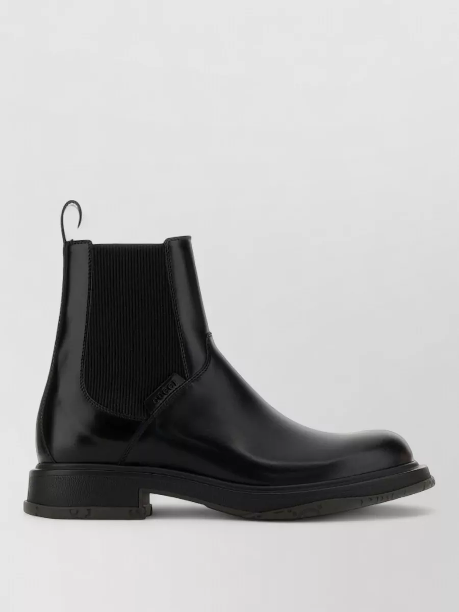 Gucci leather ankle boots