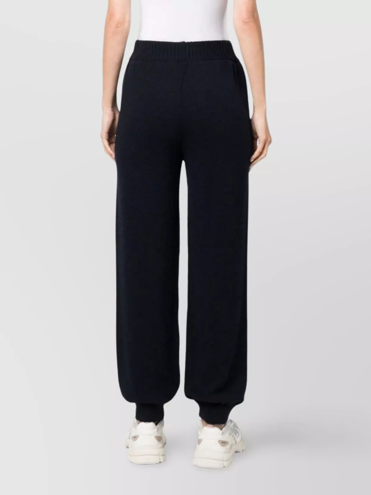 Msgm Waistband Elastic Ribbed Cuffs Side Pockets