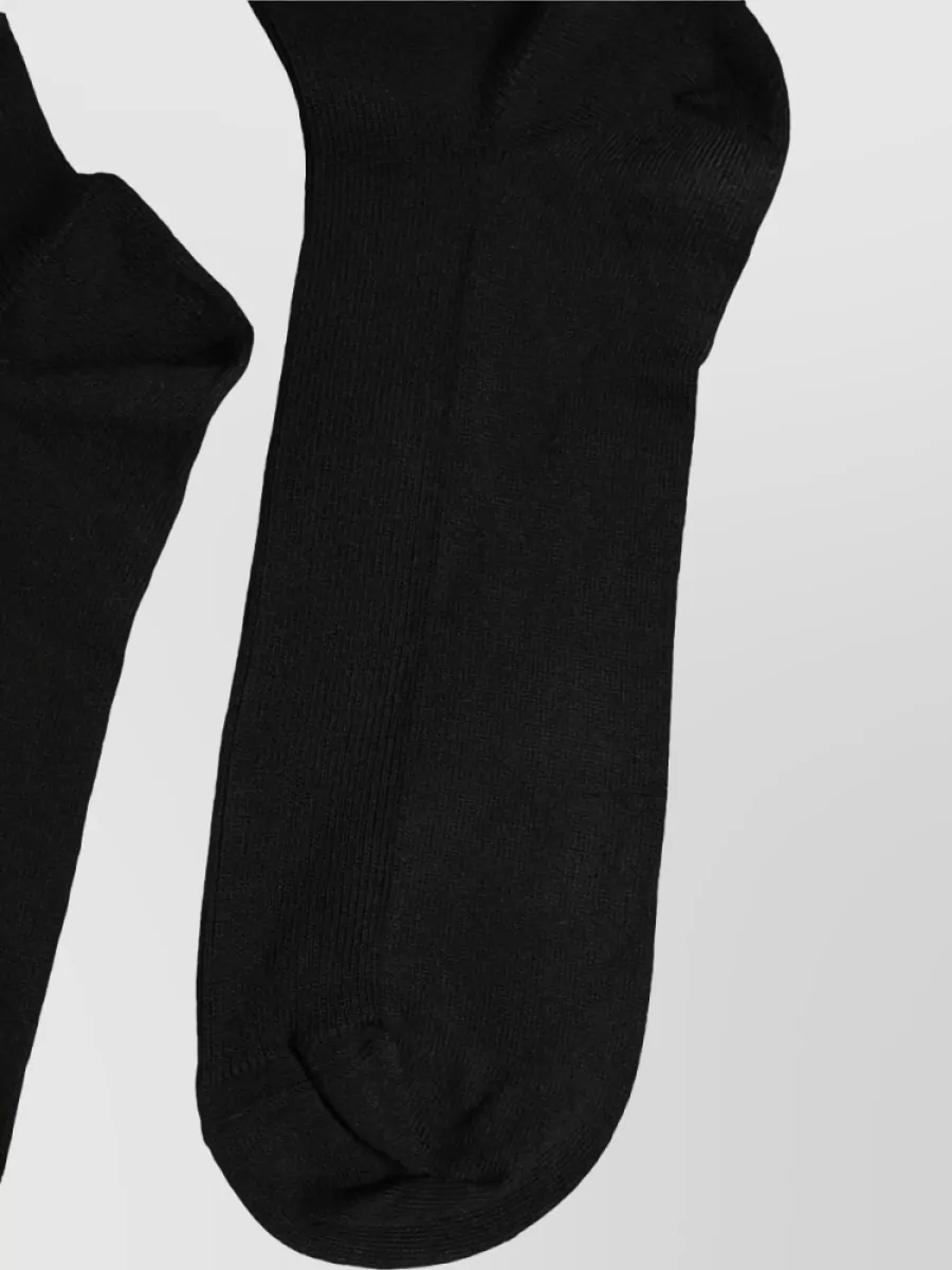 Dolce&Gabbana Cotton Ribbed Over The Calf Socks