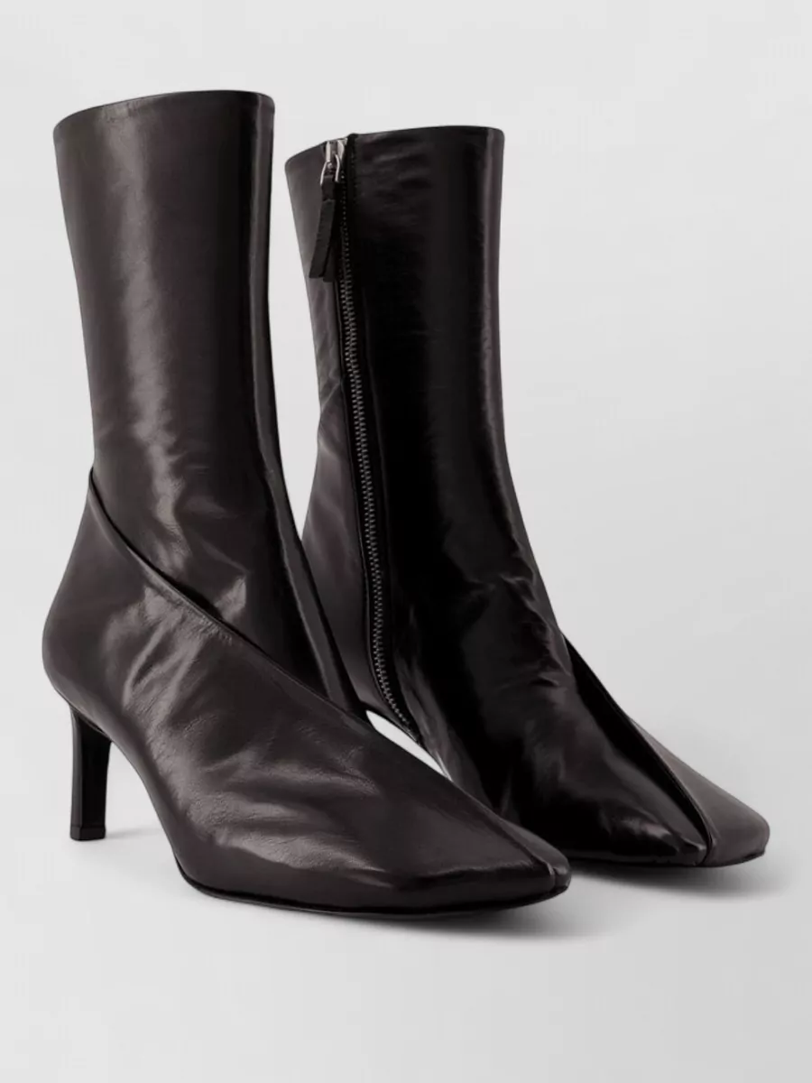 Jil Sander Leather Ankle Boots