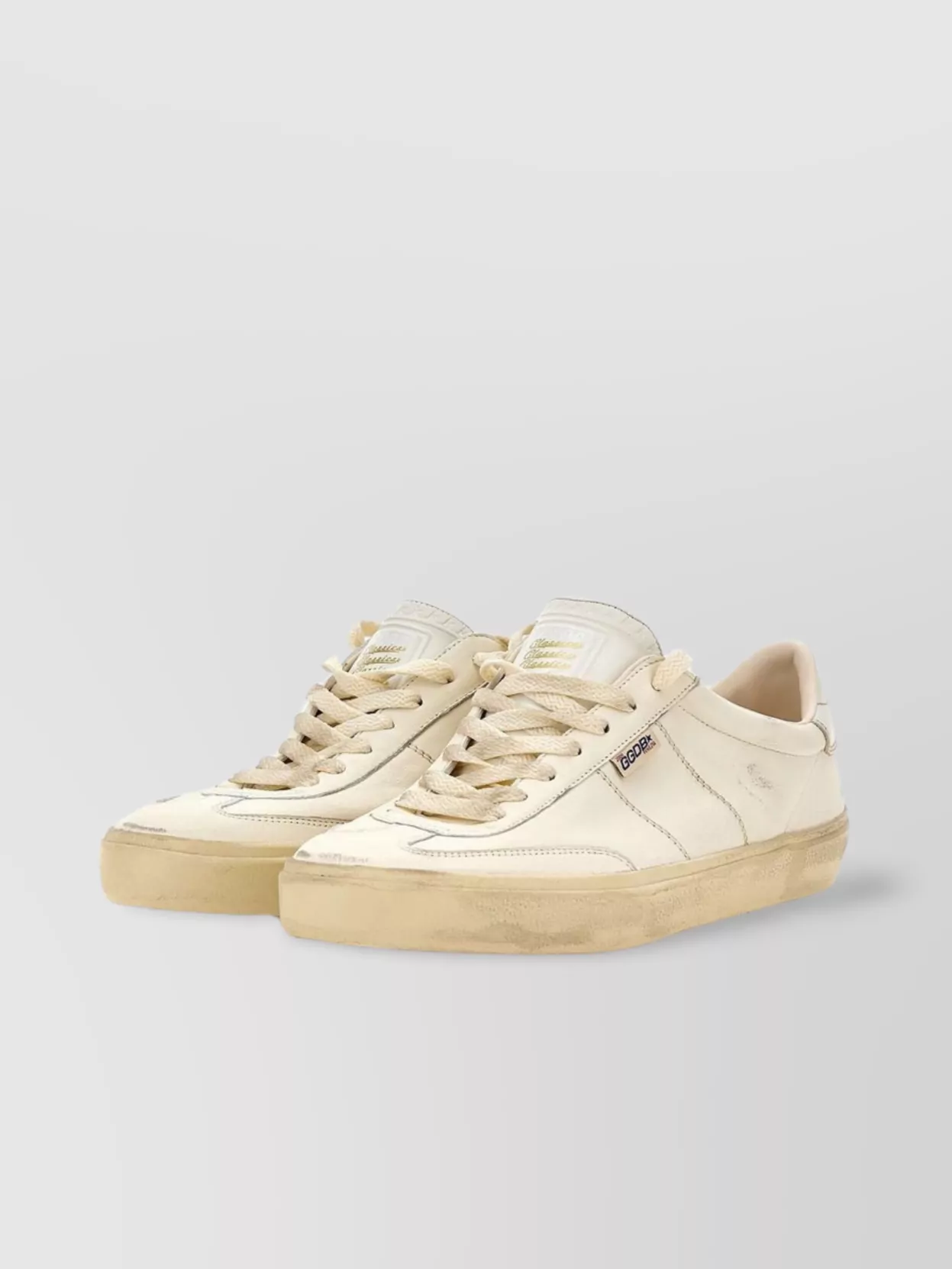 Shop Golden Goose "star Soul" Leather Sneakers