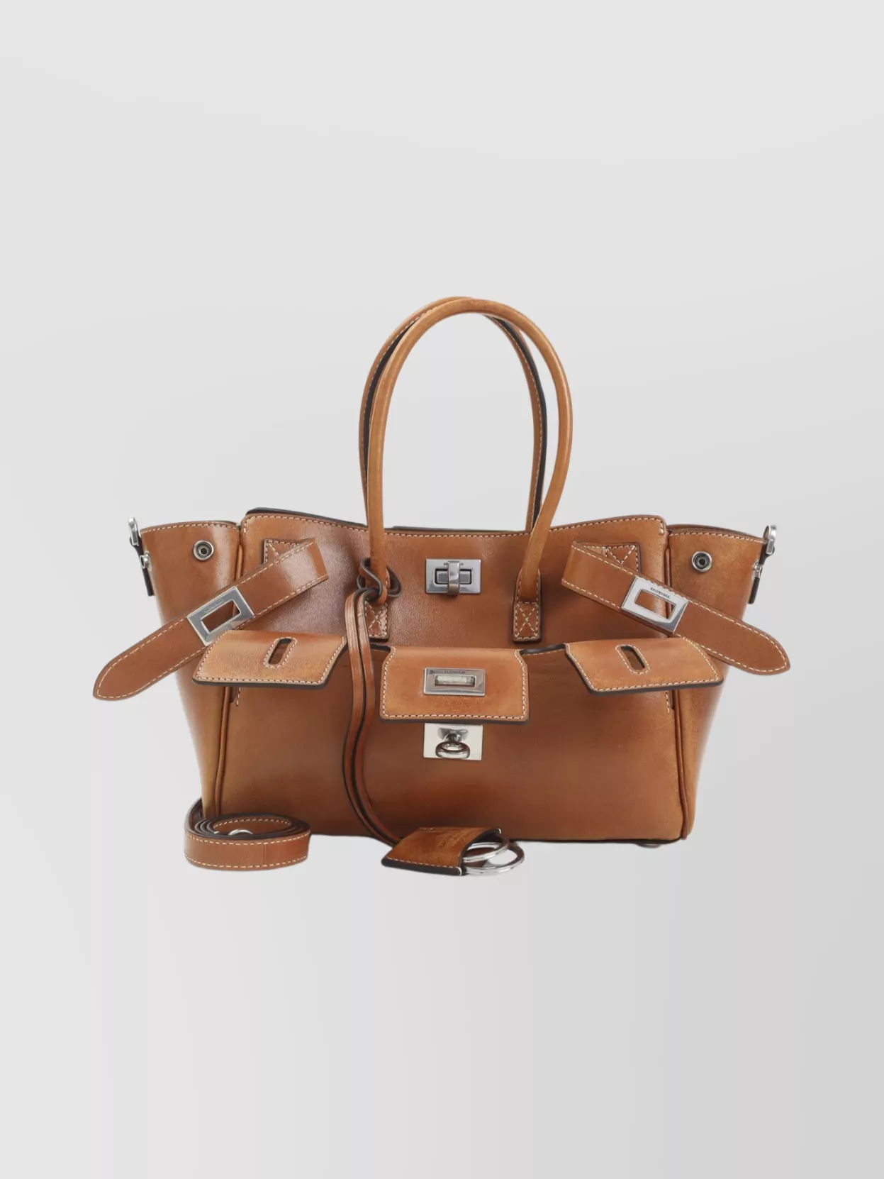 Balenciaga bel air mini leather shoulder bag