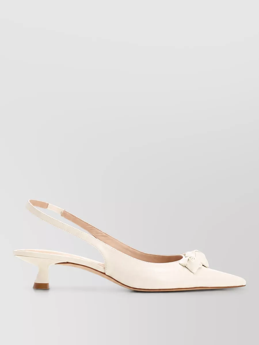 Stuart Weitzman leather slingback pumps