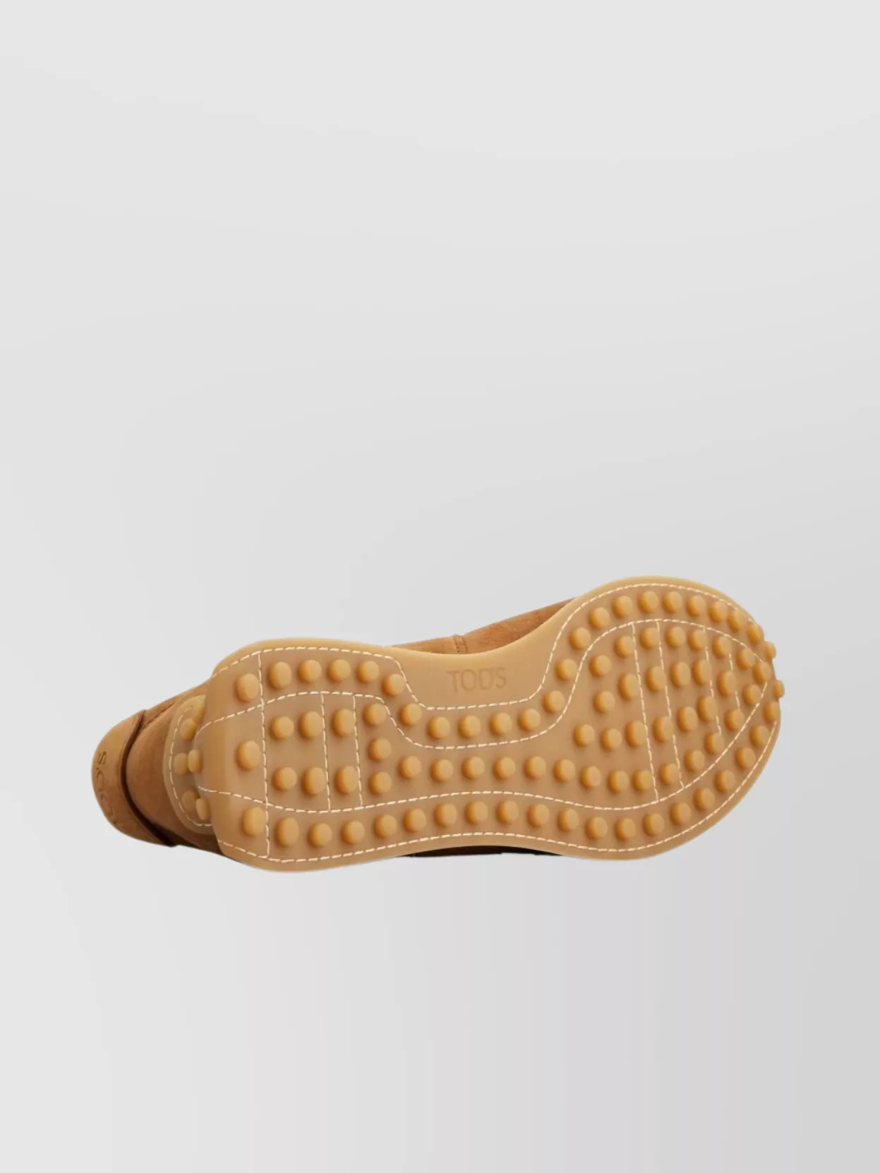 Tod's Round Toe Suede Finish Rubber Sole Sneakers