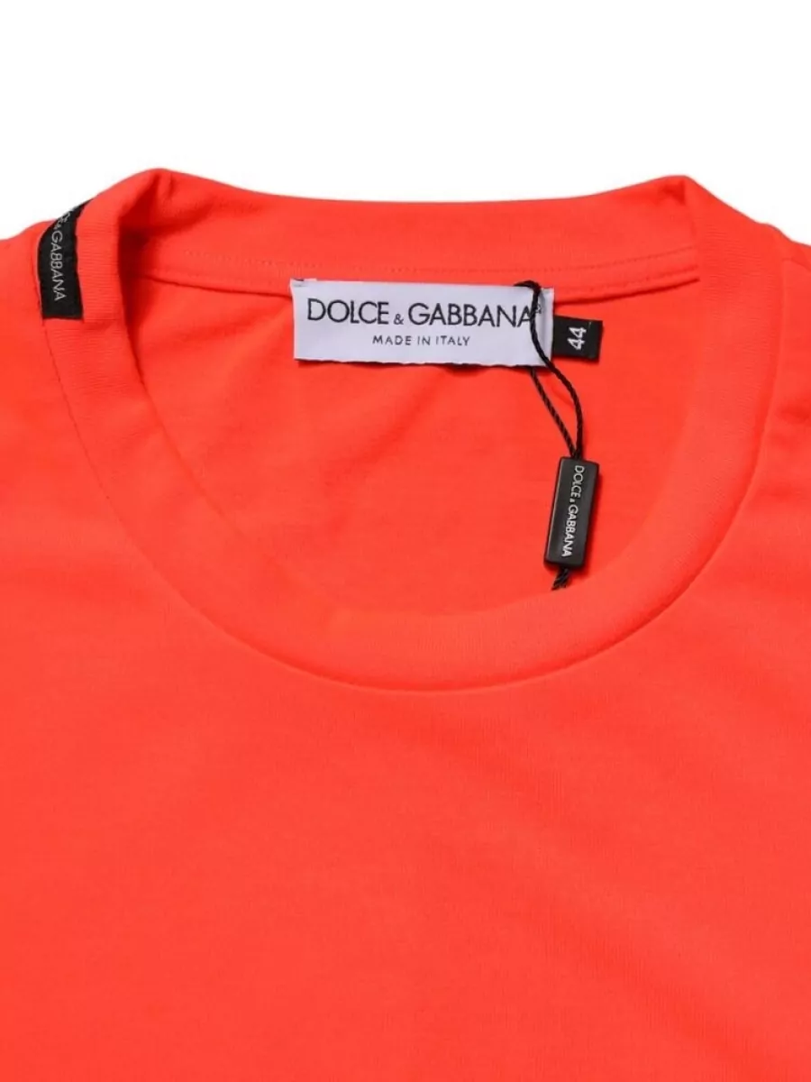 Dolce&Gabbana Polyester Crew Neck T-Shirt